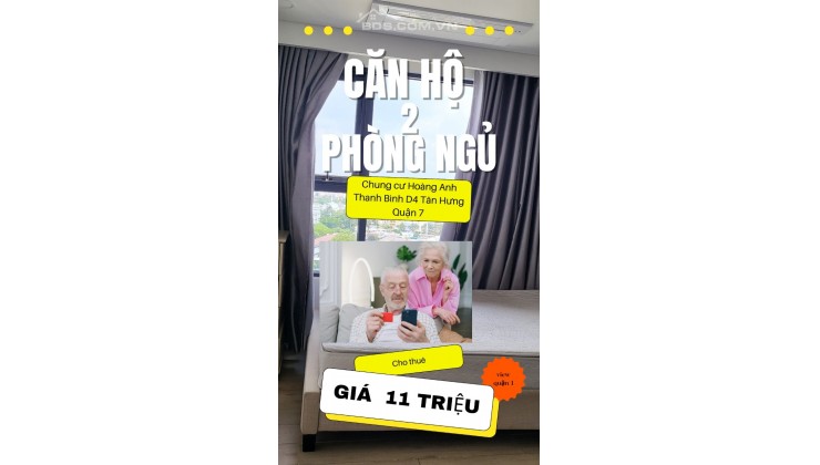 Cho thuê căn hộ 2 đến 3 phòng ngủ trung tâm quận 7 view q1 giá tốt